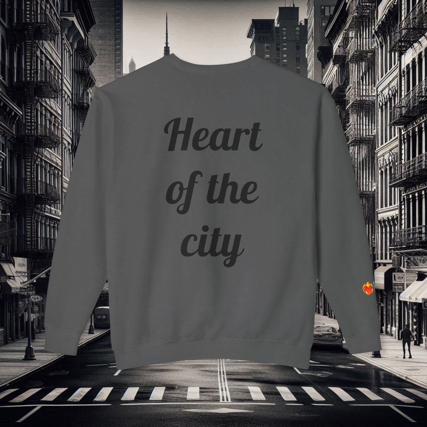 "Heart in Hand" Lightweight Crewneck.