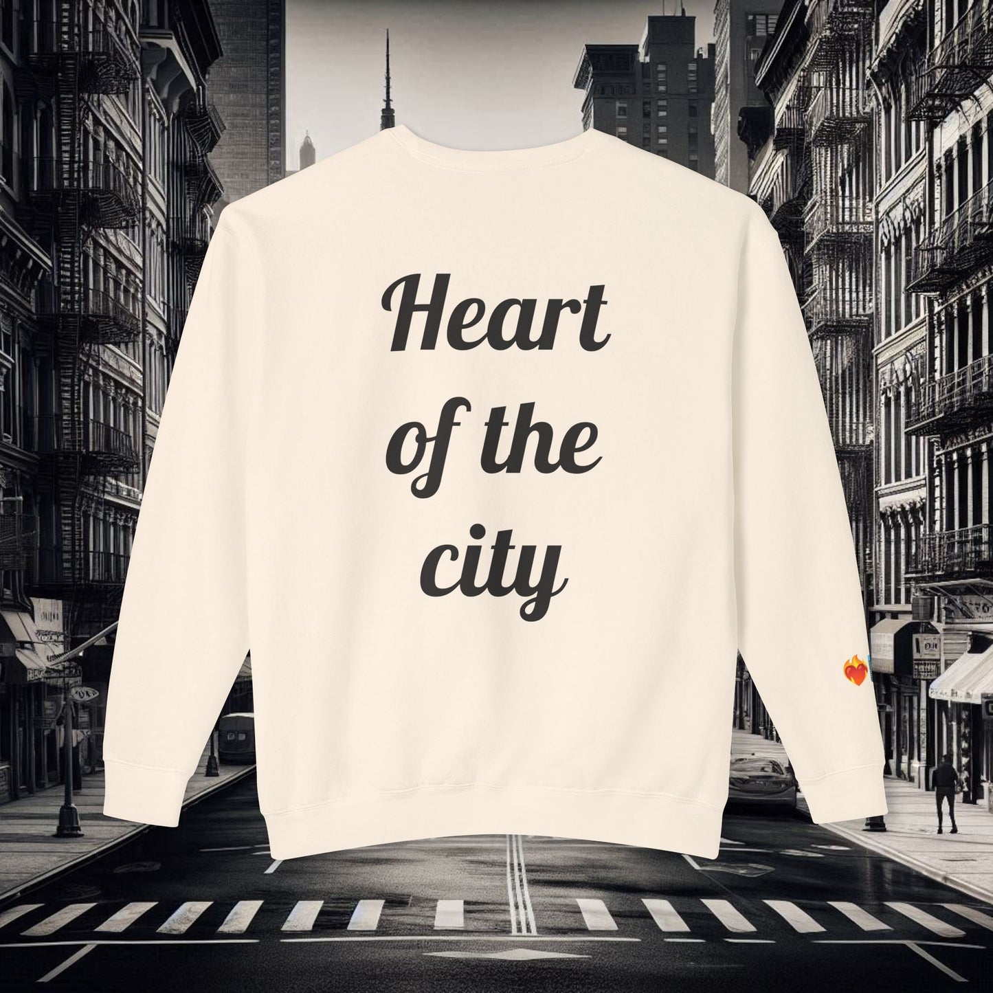 "Heart in Hand" Lightweight Crewneck.